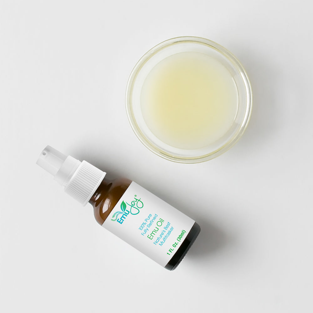 HUILE D'ÉMEU PURE EMU JOY – L'élégance naturelle et la guérison biologique redéfinies !