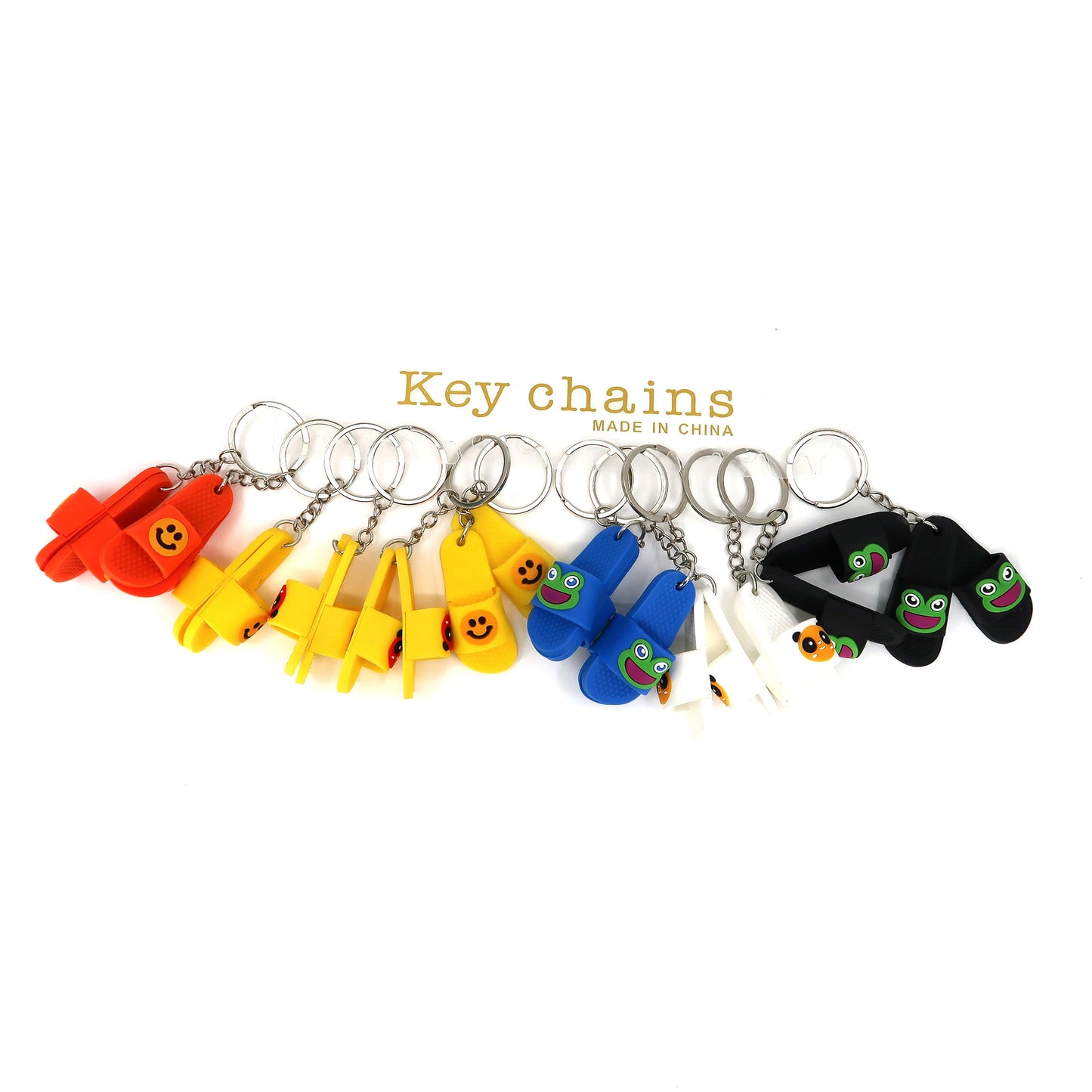 Porte-clés Mini Toboggans Amusants KC225-3 (12 pièces)