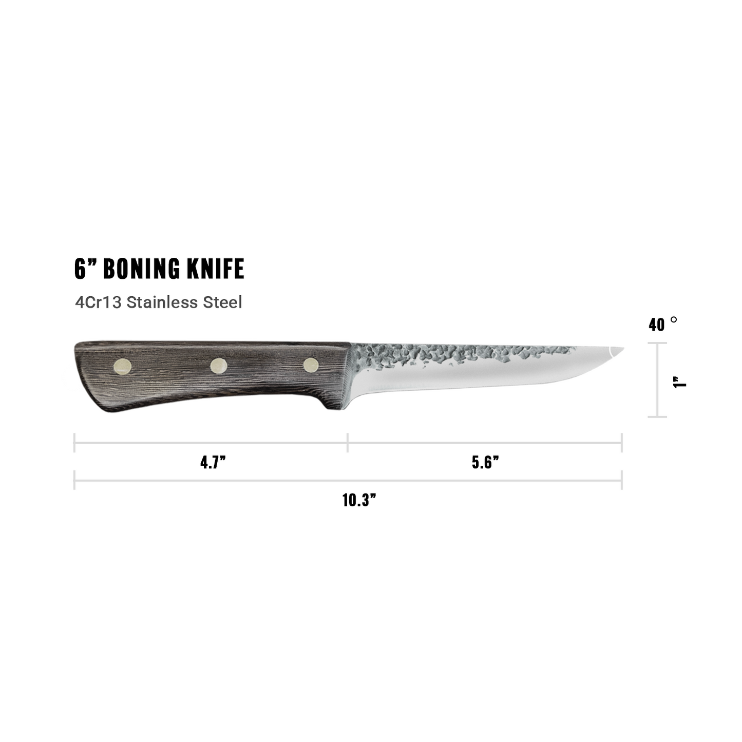 6" Ausbeinmesser