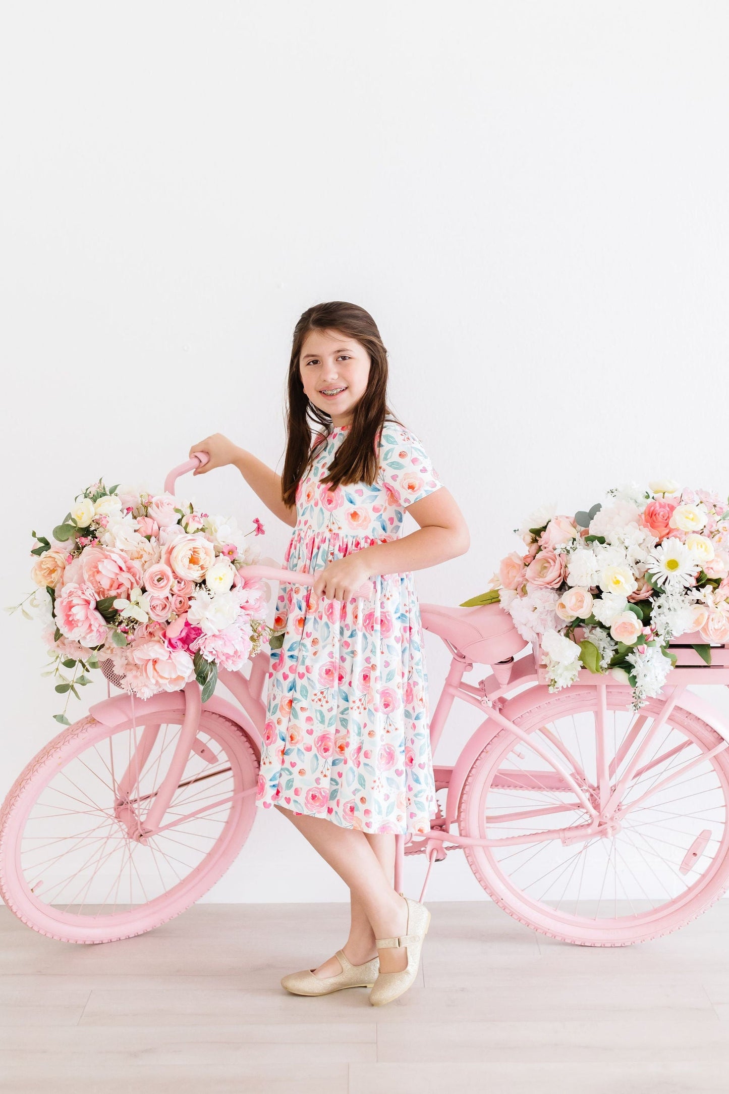 Robe Rosettes S/S Pocket Twirl