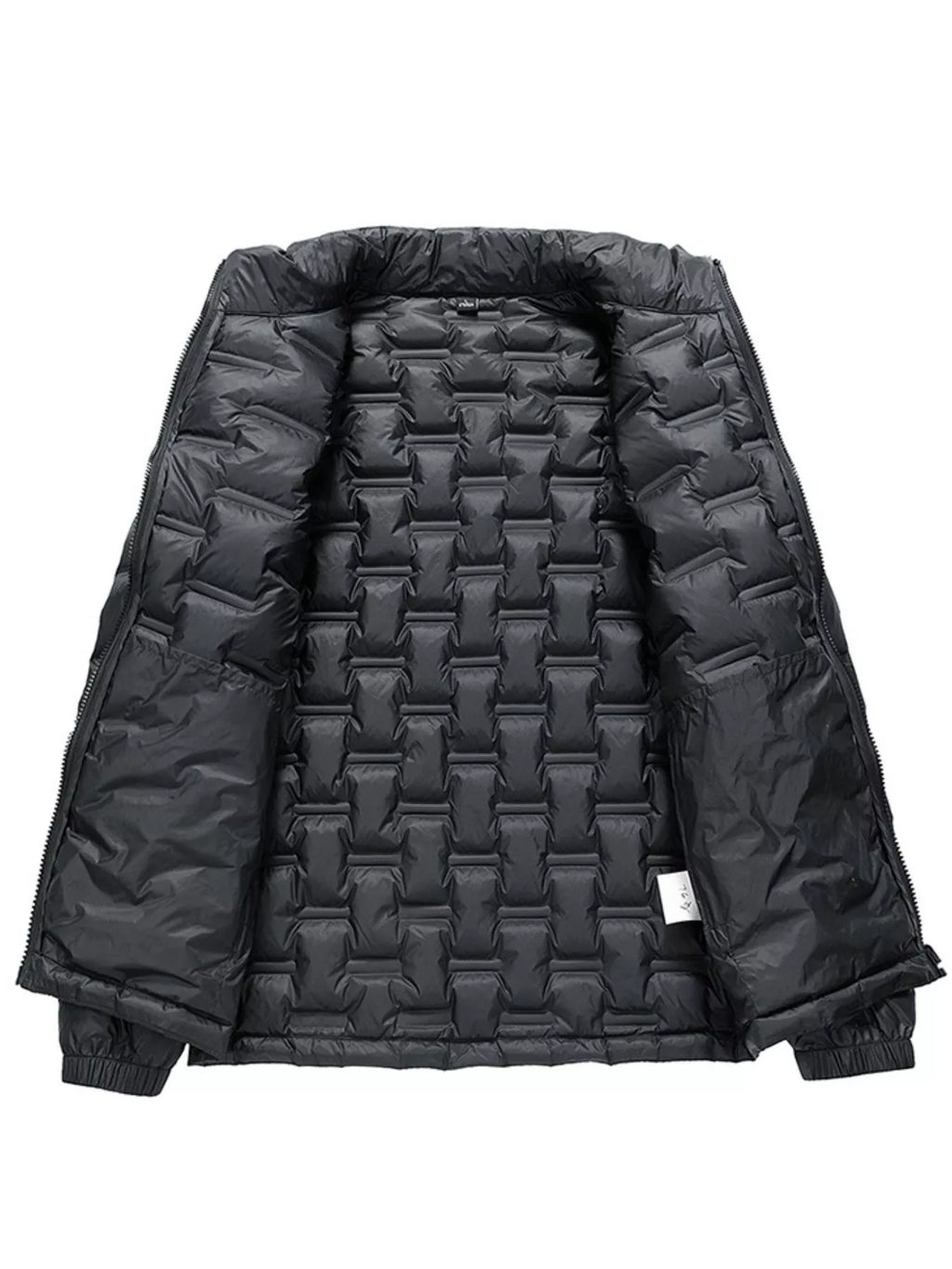 Men's Full Size Padded Quilted Winter Puffer Jacket Plus Size