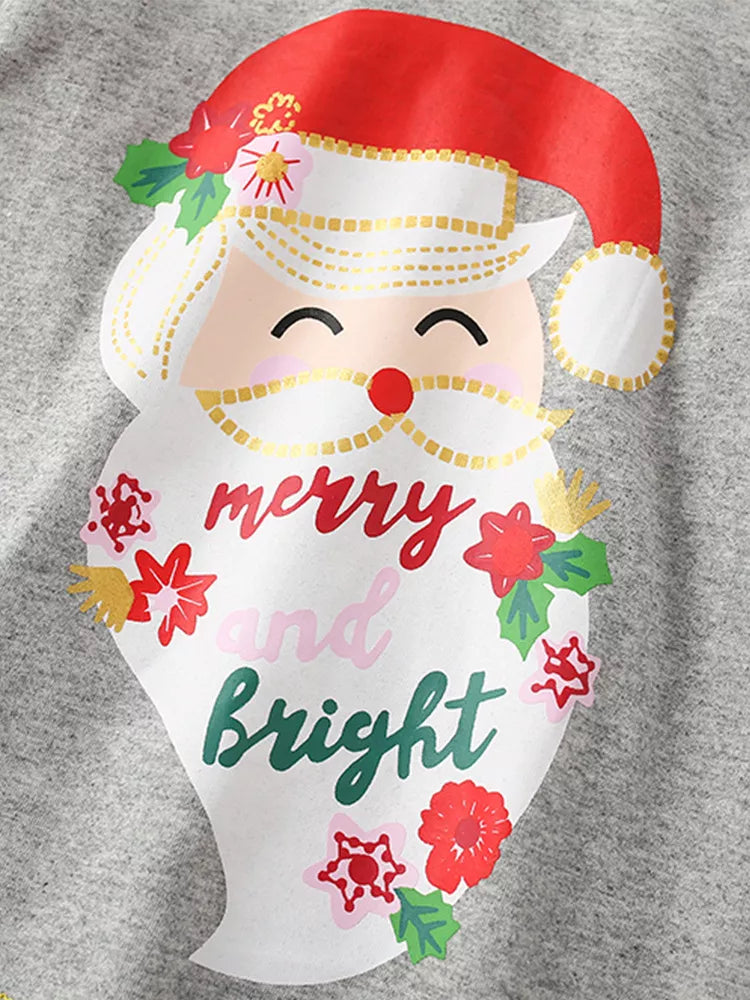 Children's Christmas Santa Long Sleeve Pajama Set