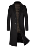 Men's Classic Button Up Overcoat