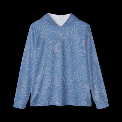 Sweat à capuche performant bleu layette