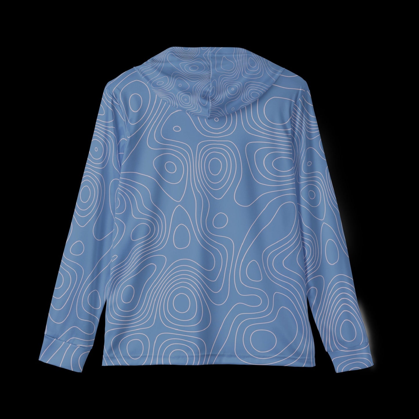 Sweat à capuche performant bleu layette