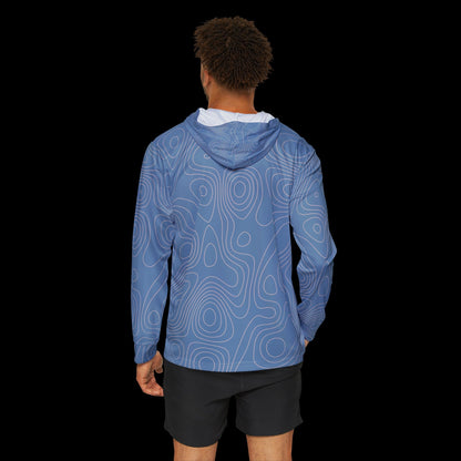 Sweat à capuche performant bleu layette