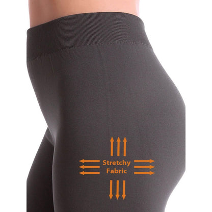 Lot de 5 : Leggings doublés polaire Premium pour femme