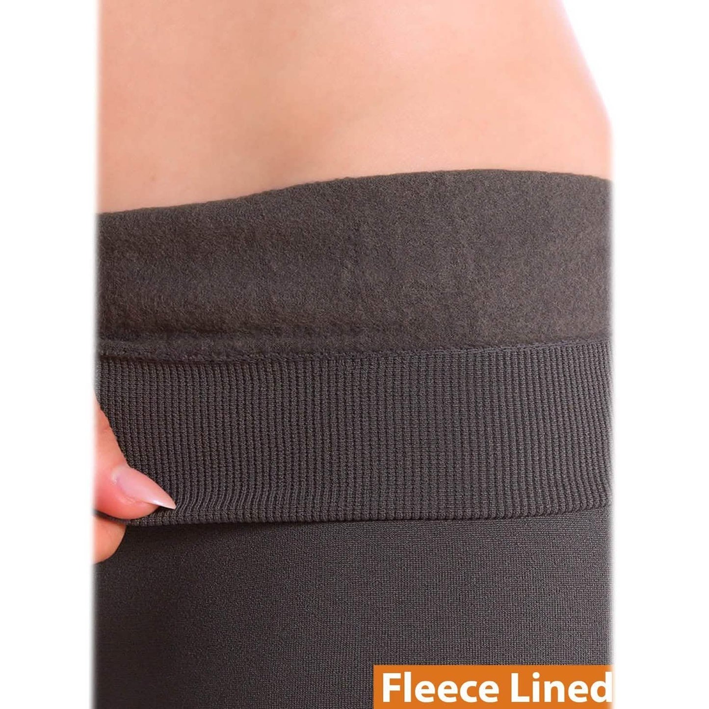 Lot de 5 : Leggings doublés polaire Premium pour femme