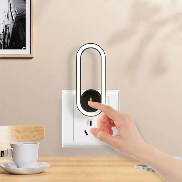 BuzzShield™ Ultrasonic Mosquito Repeller &amp; LED Night Lamp – Sleep Tight, Bite-Free, Every Night