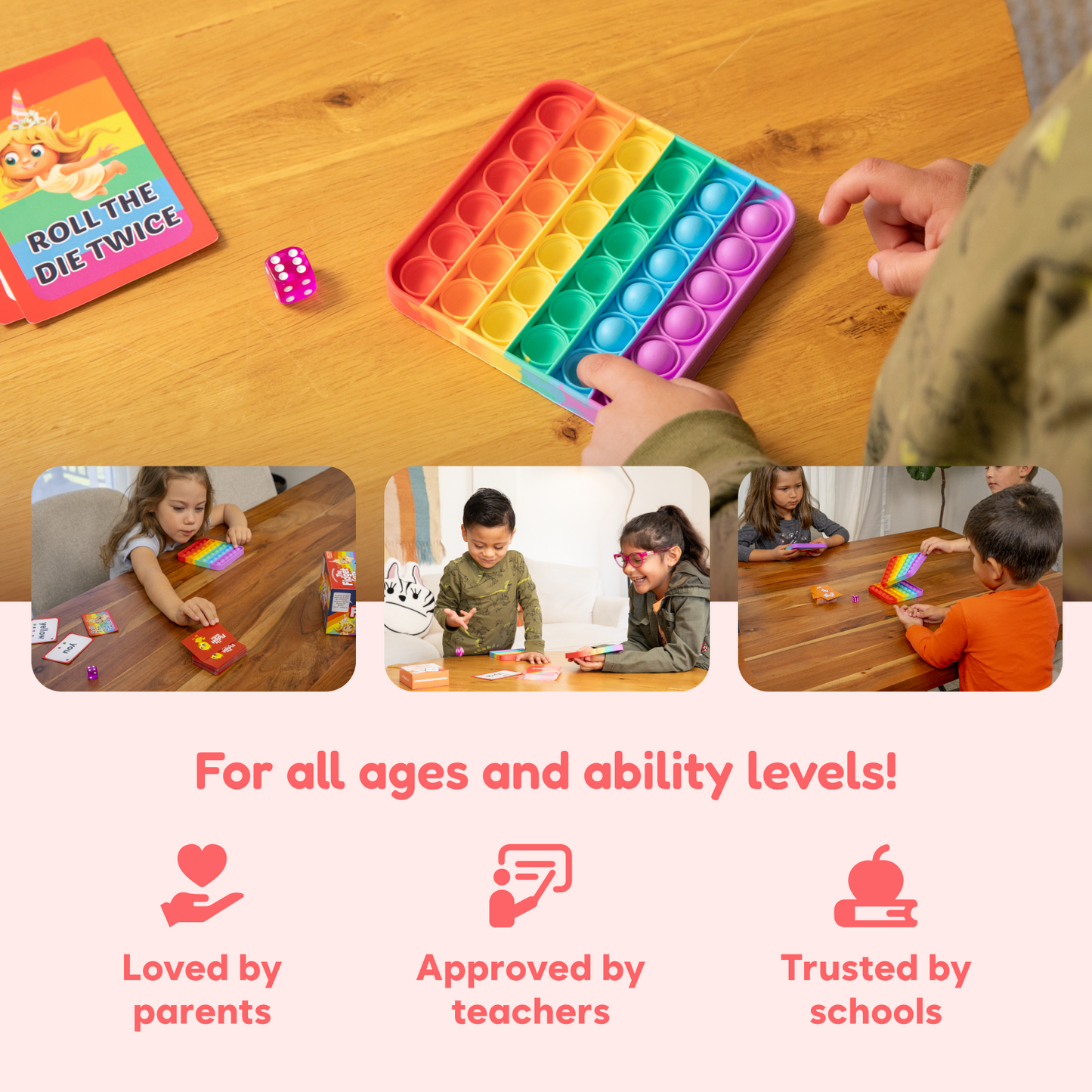 Le jeu de fidgets : Édition mots fréquents