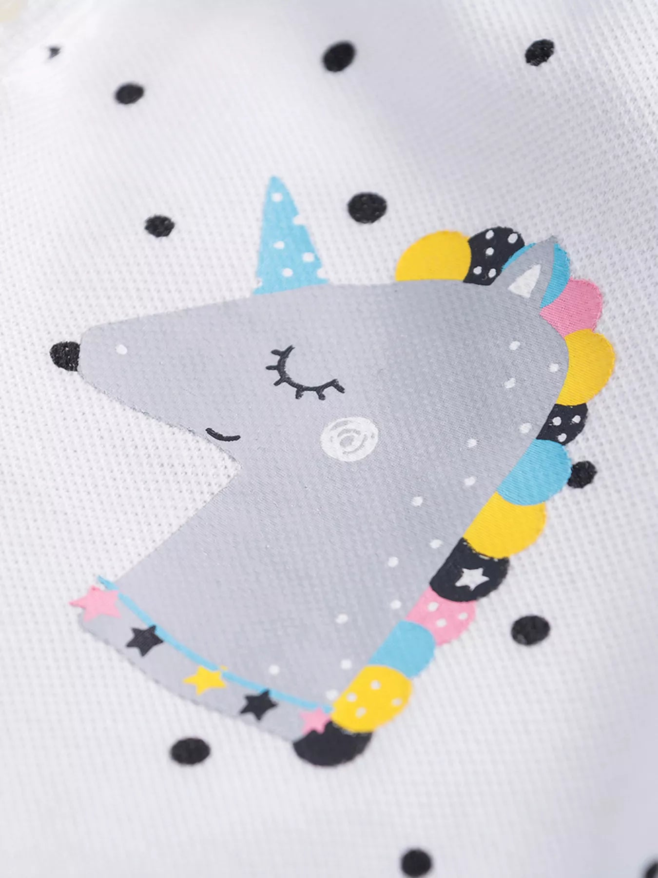 Children's Polka Dot Ruffle Hem Polo Dress