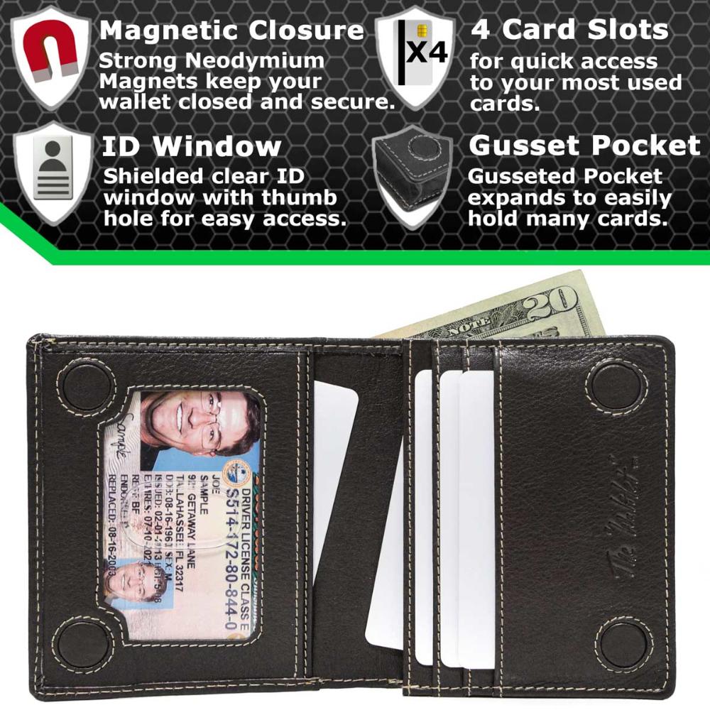 Le Waltlet - Portefeuille minimaliste RFID sécurisé à capacité maximale