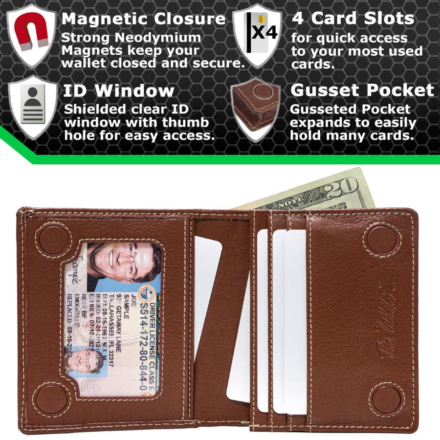 Le Waltlet - Portefeuille minimaliste RFID sécurisé à capacité maximale