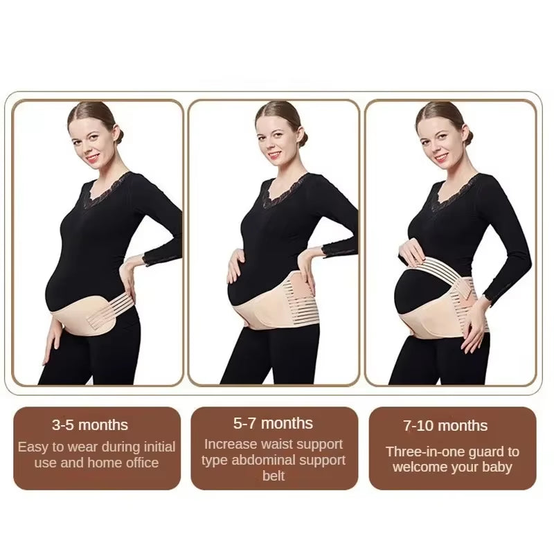 MamaComfort™ Adjustable Maternity Support Belt – Back &amp; Belly Care for Pregnancy Relief