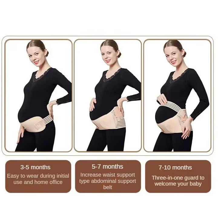 MamaComfort™ Adjustable Maternity Support Belt – Back &amp; Belly Care for Pregnancy Relief