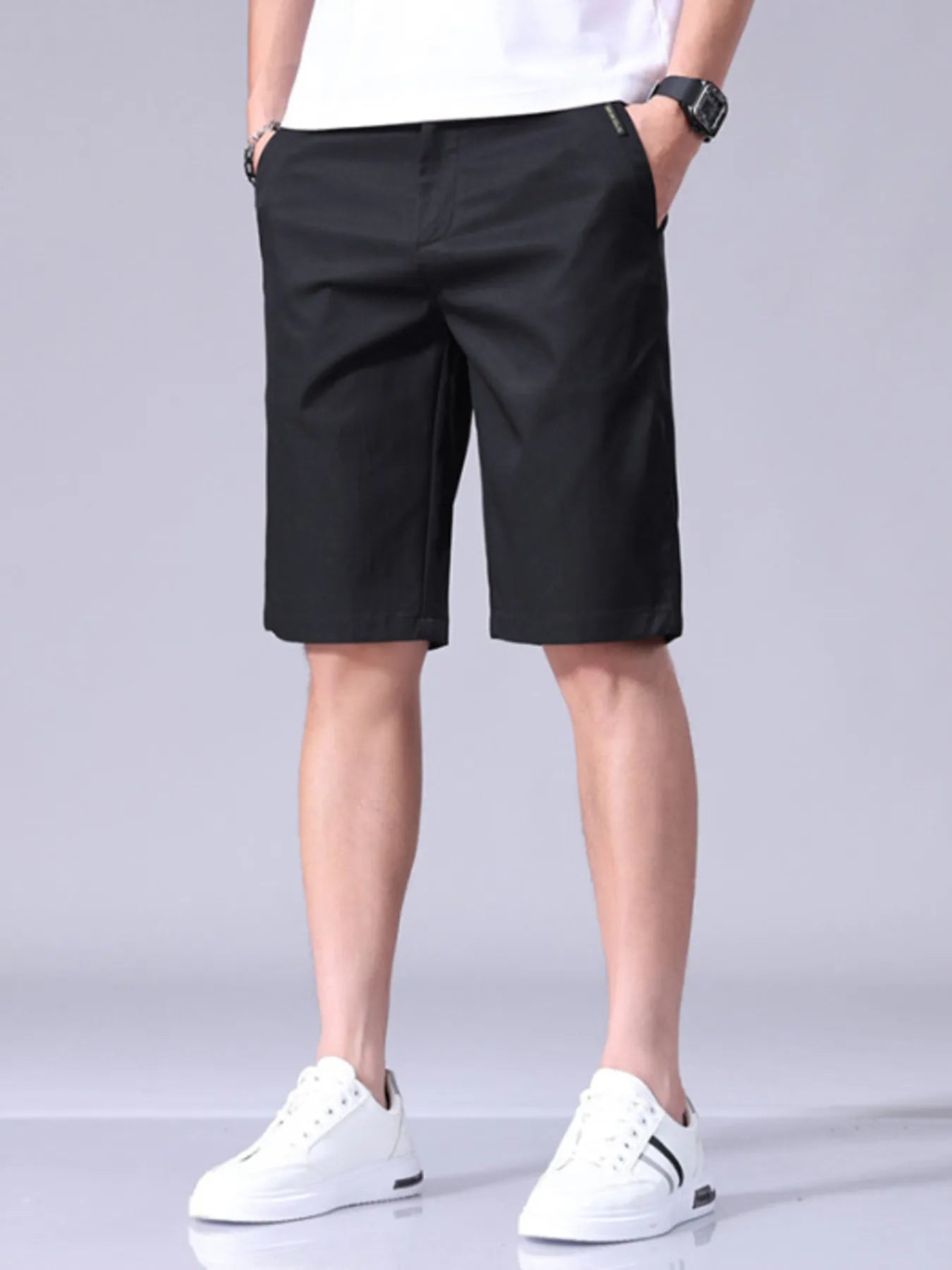 Men's Casual Shorts with Pockets