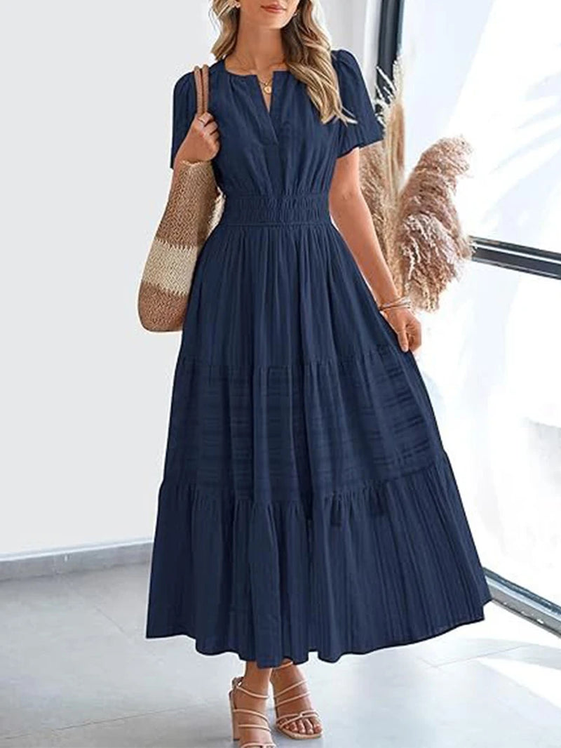 VivaSpring™ Layered Swing Dress – Women&