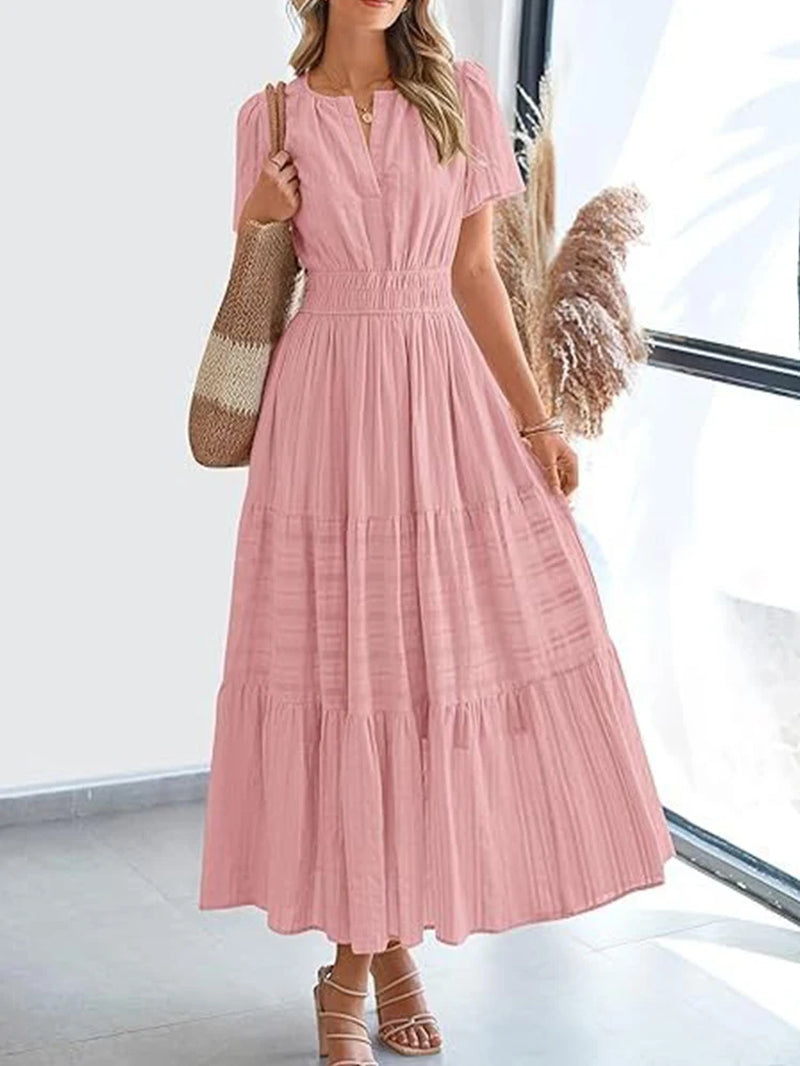VivaSpring™ Layered Swing Dress – Women&