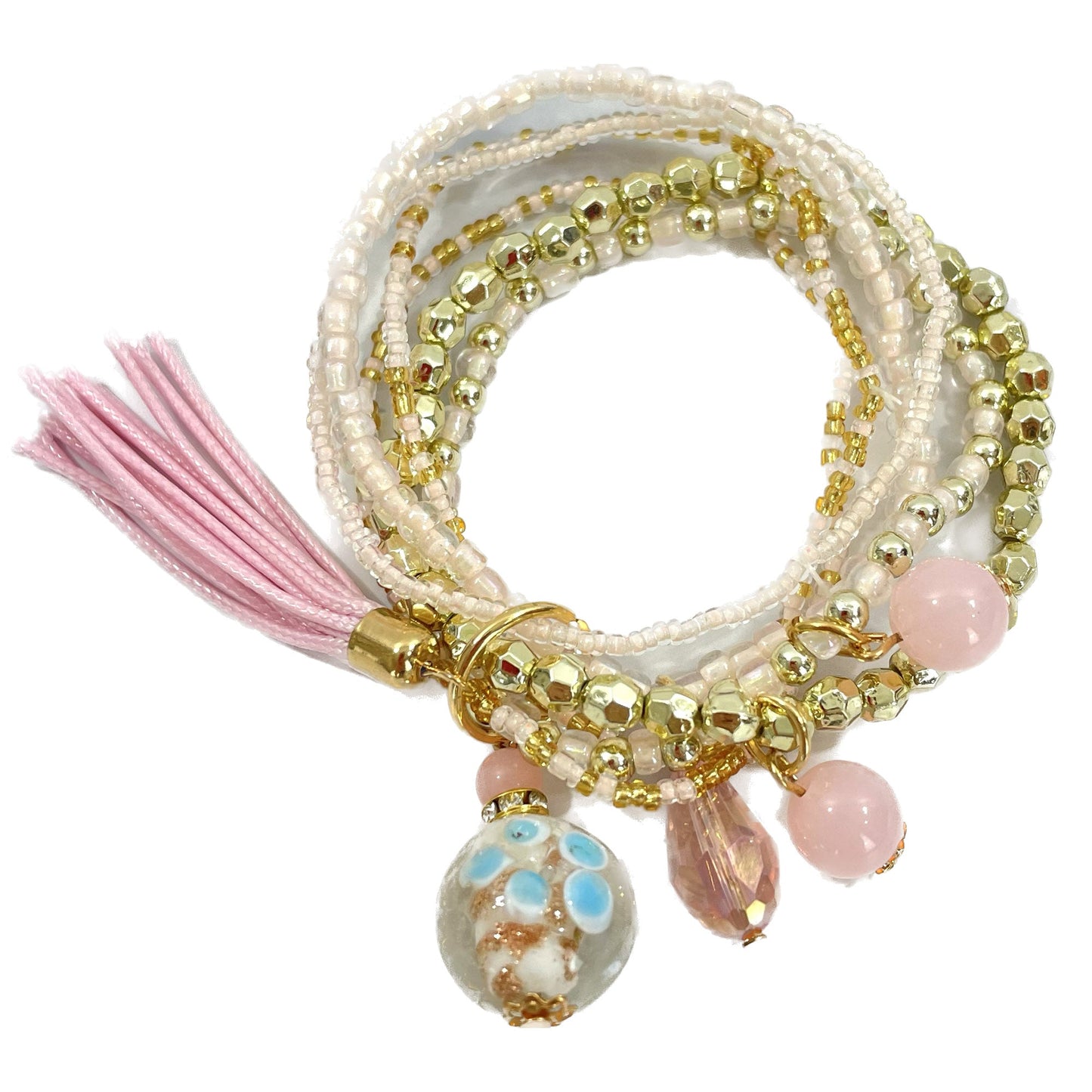Tassel Bead Bracelet BR2221-19 (12PC)
