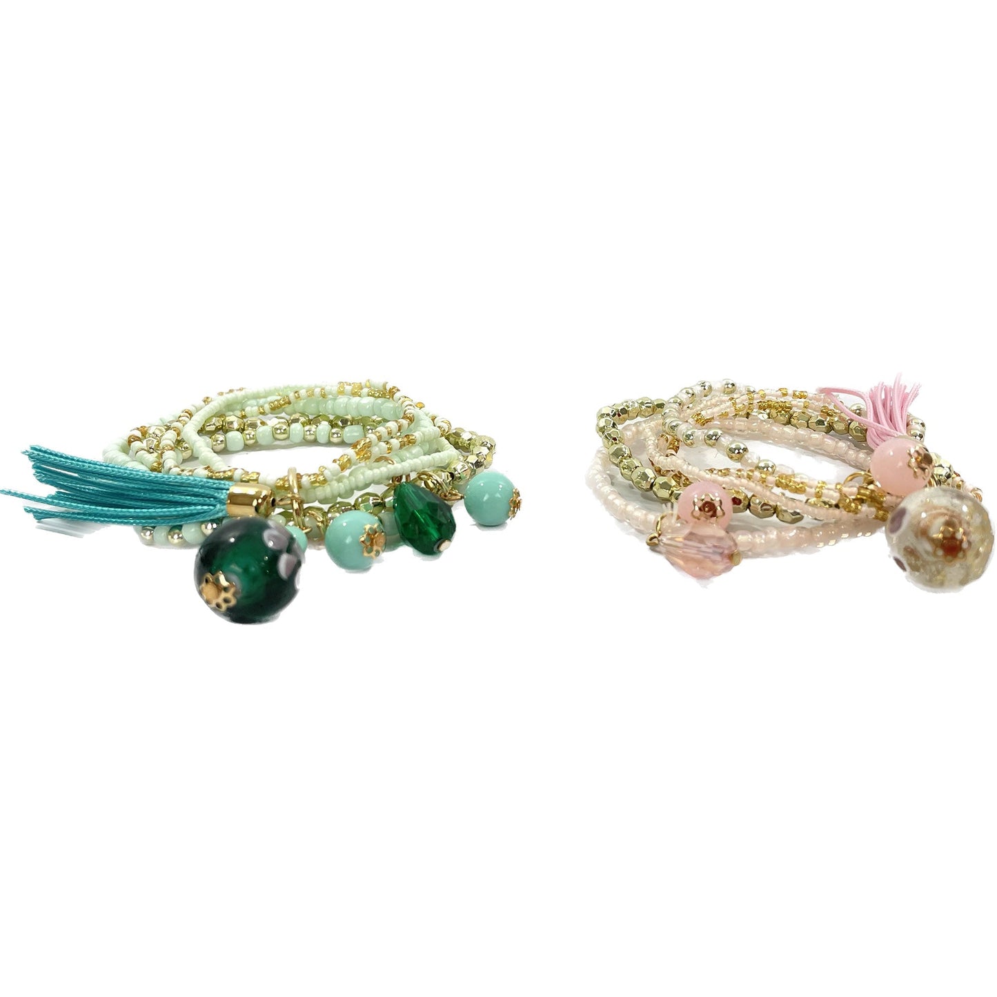 Tassel Bead Bracelet BR2221-19 (12PC)