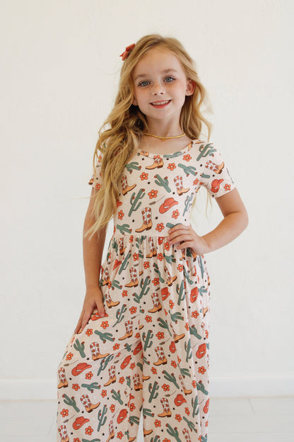 Craquez pour la barboteuse « Luxe-Cowgirl Charm »