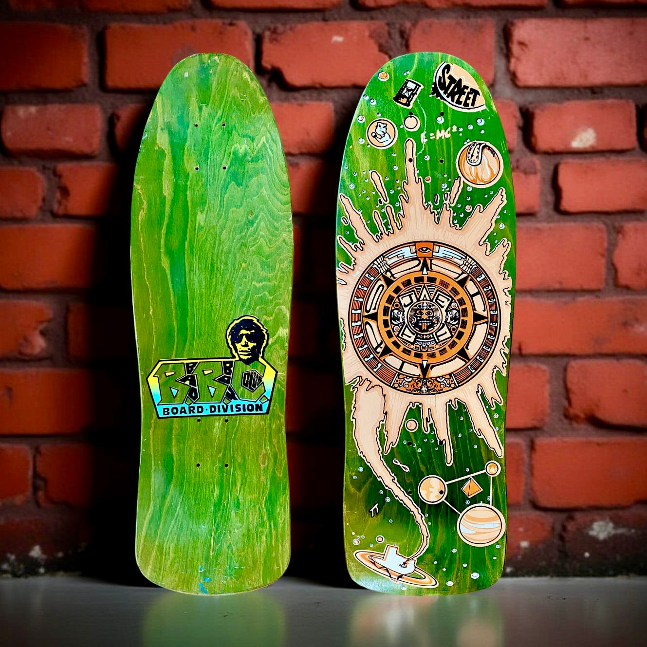 Jeff Phillips AZTEC Édition Limitée, Planche BBC PEINTE À LA MAIN (1 sur 50) (PRÉCOMMANDE, AOÛT)