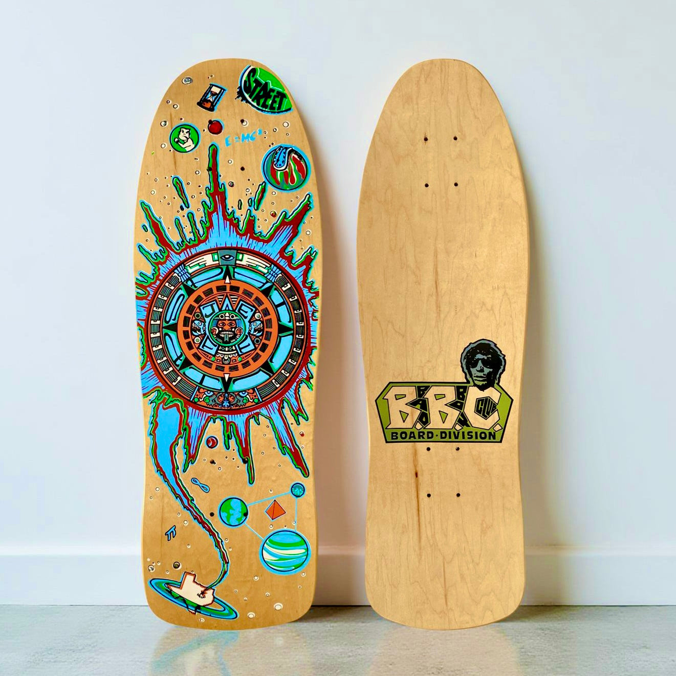 Jeff Phillips AZTEC Édition Limitée, Planche BBC PEINTE À LA MAIN (1 sur 50) (PRÉCOMMANDE, AOÛT)