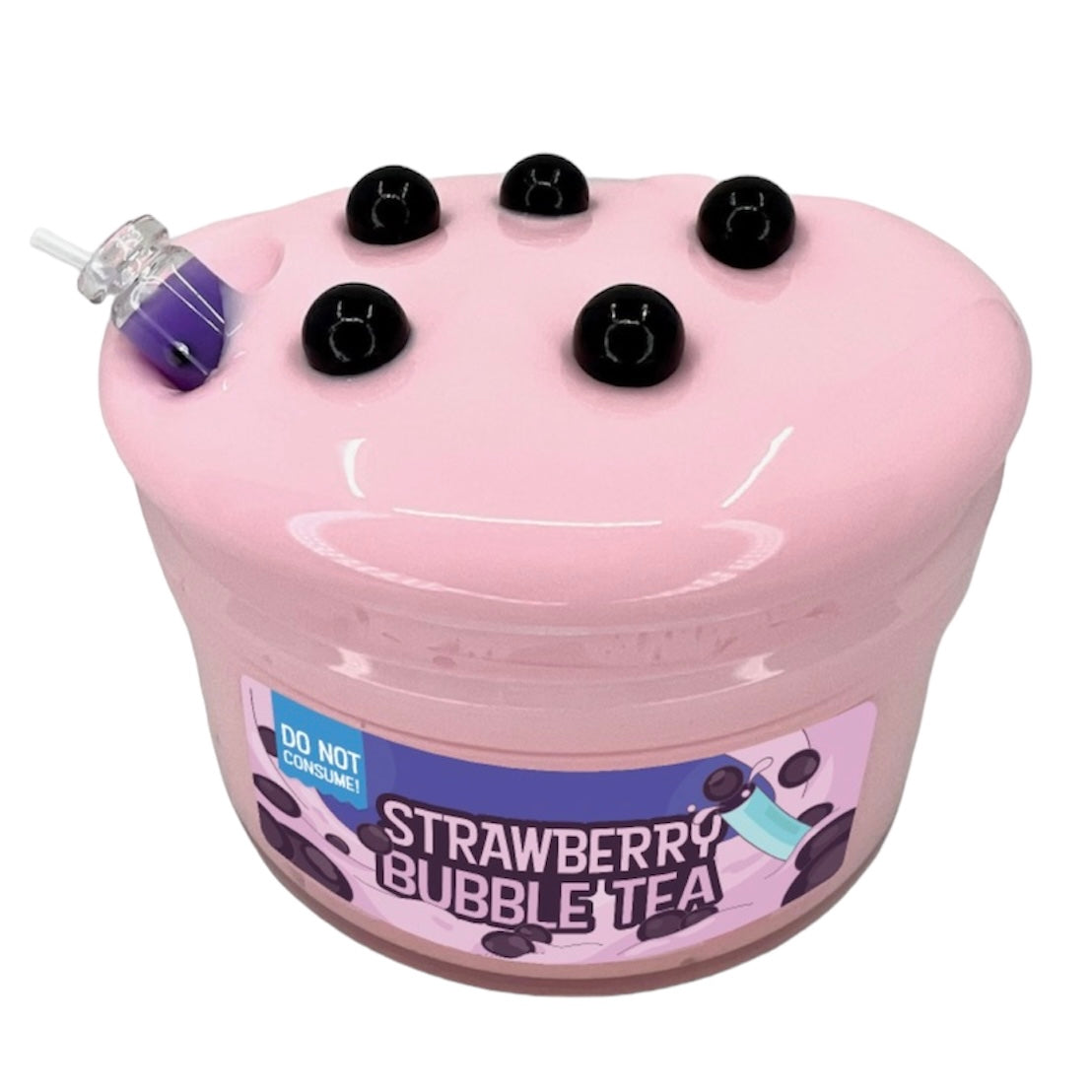 Bubble tea à la fraise