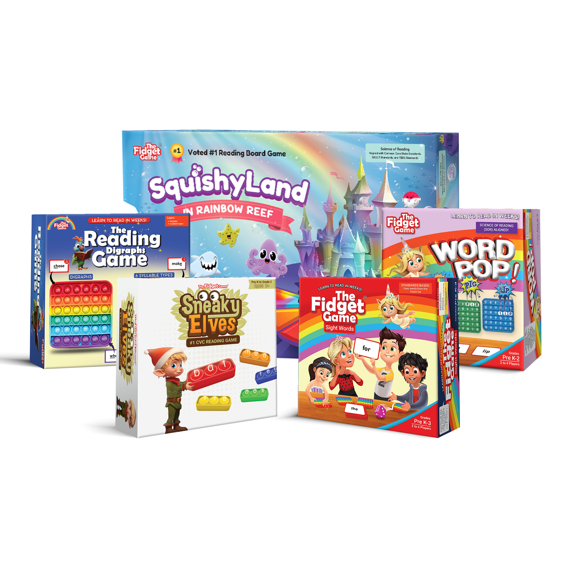 Le jeu de fidgets : Édition mots fréquents