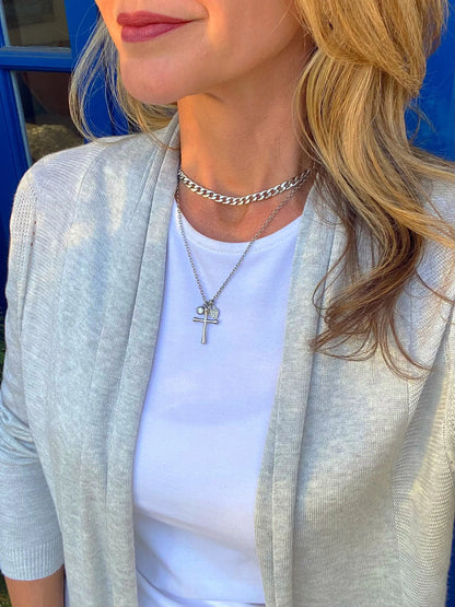 COLLIER CROIX DÉLICATE