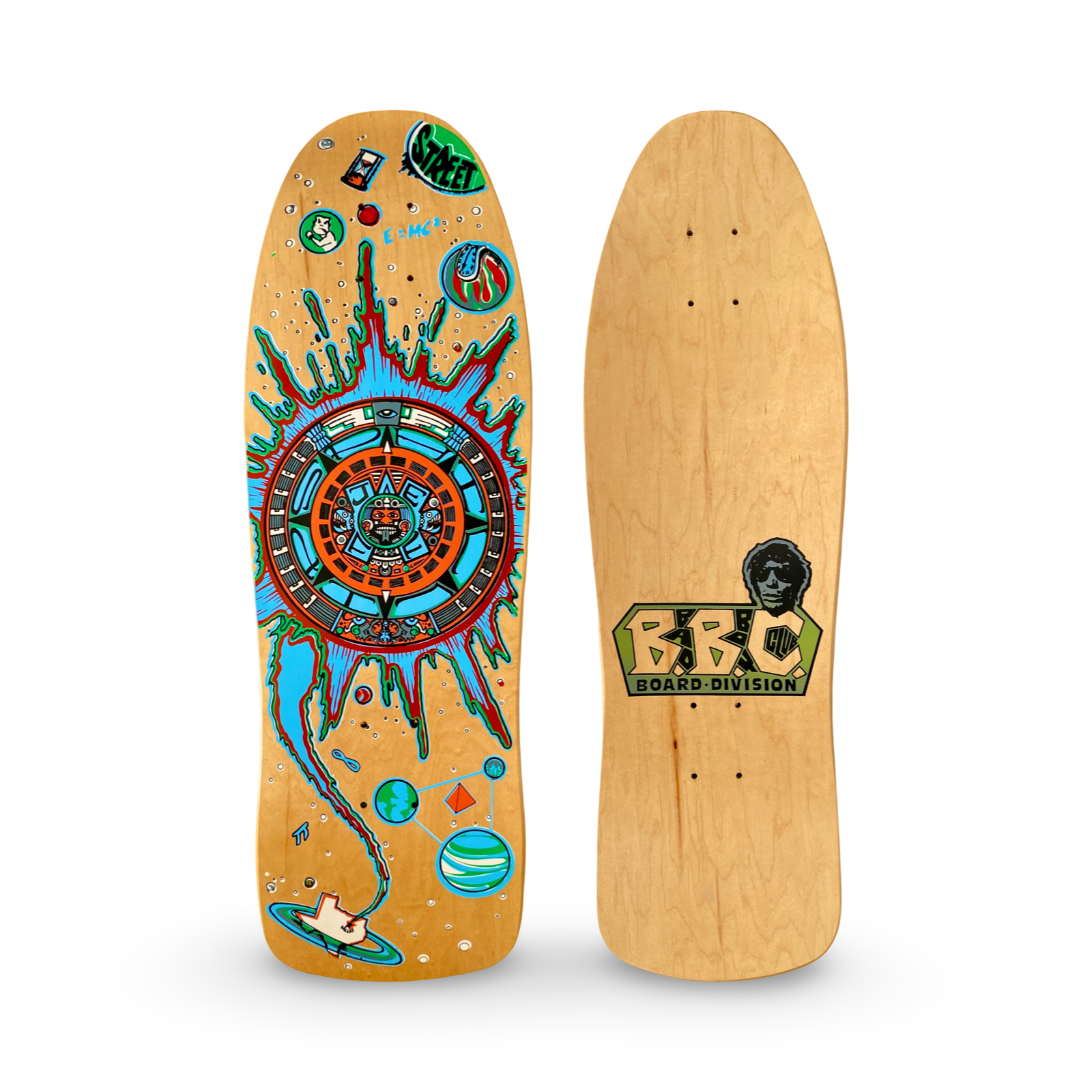 Jeff Phillips AZTEC Édition Limitée, Planche BBC PEINTE À LA MAIN (1 sur 50) (PRÉCOMMANDE, AOÛT)