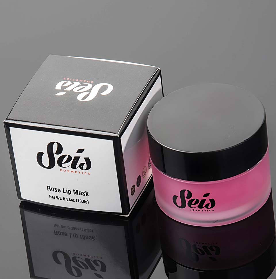 Masque à lèvres à la rose