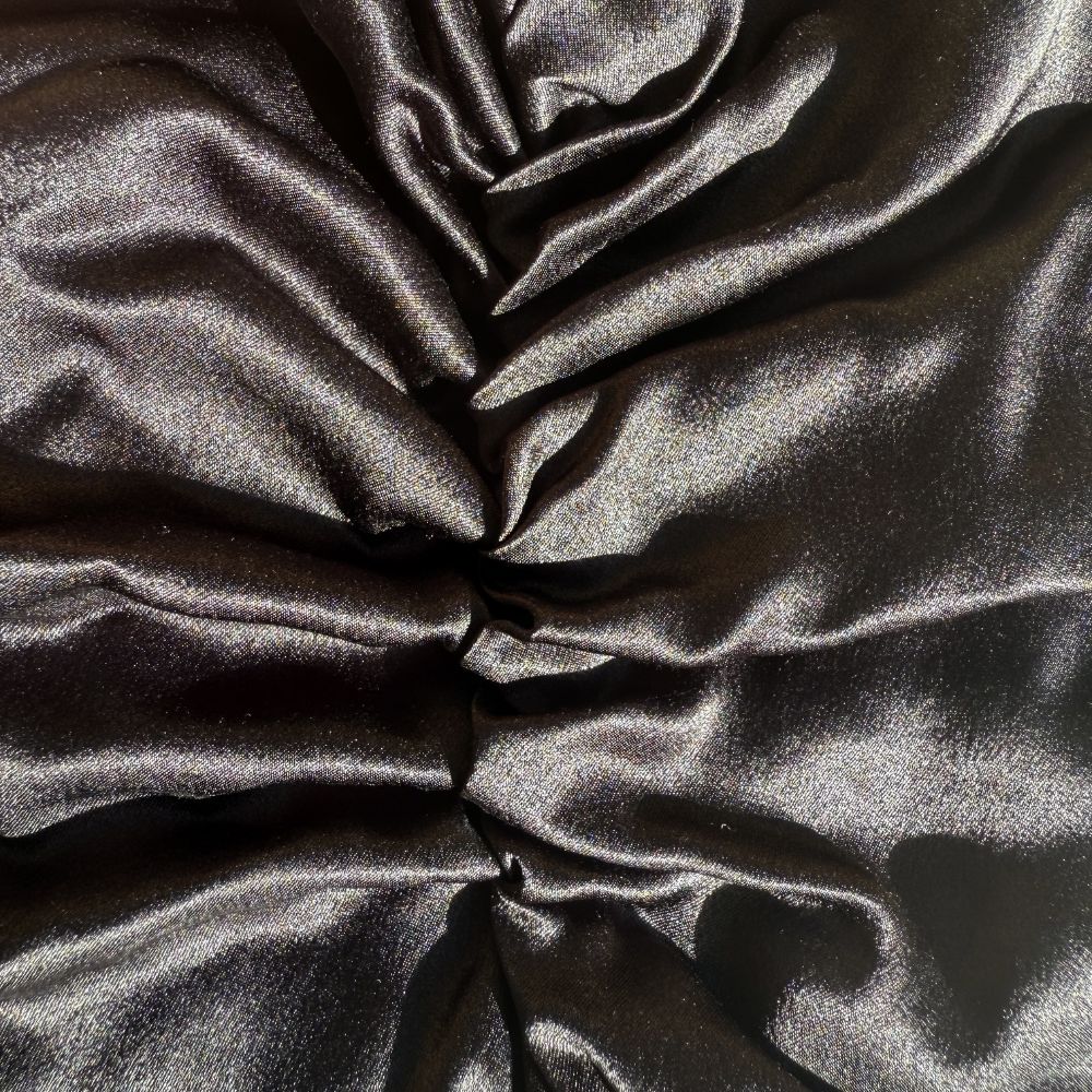 Bonnet de Nuit en Soie Bio Noir Onyx