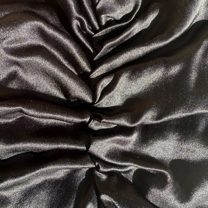 Bonnet de Nuit en Soie Bio Noir Onyx