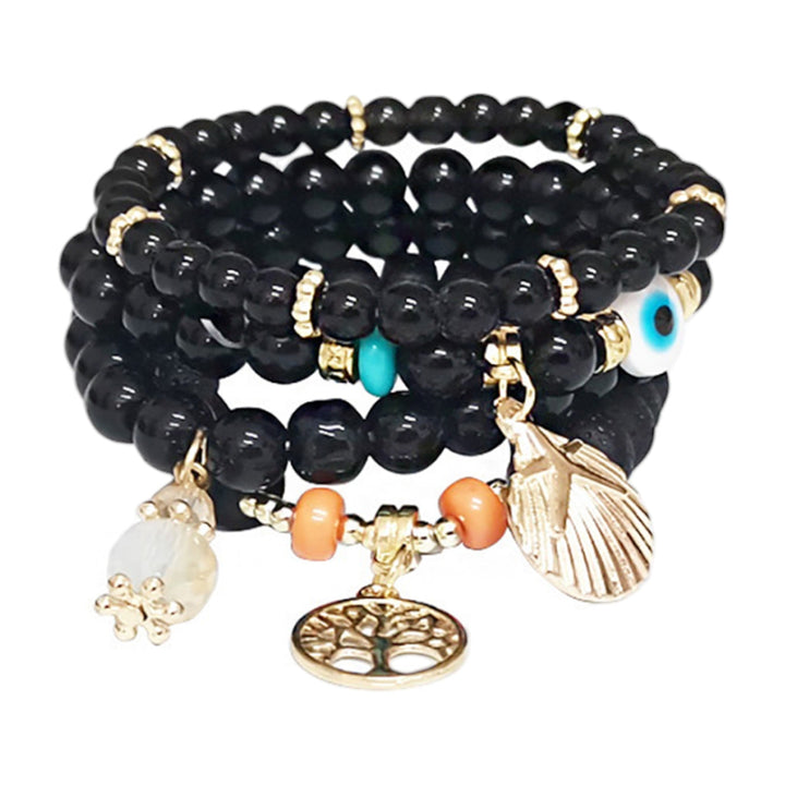 Baum &amp; Böser Blick Charm-Kugelarmband BR2521-72 (12 Stk.)