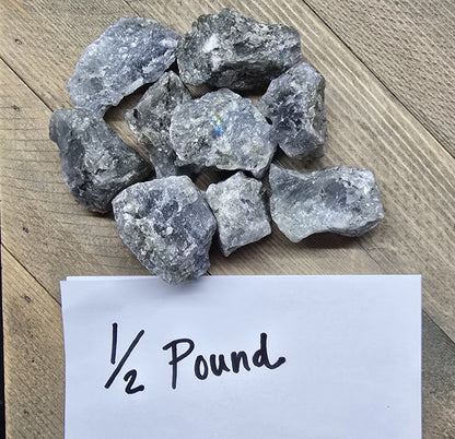 Cristaux de Labradorite Brute (225g) – Pierre Naturelle pour la Protection et l'Intuition