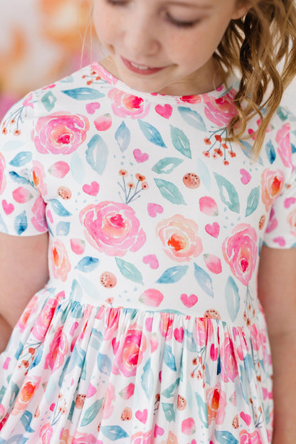 Robe Rosettes S/S Pocket Twirl