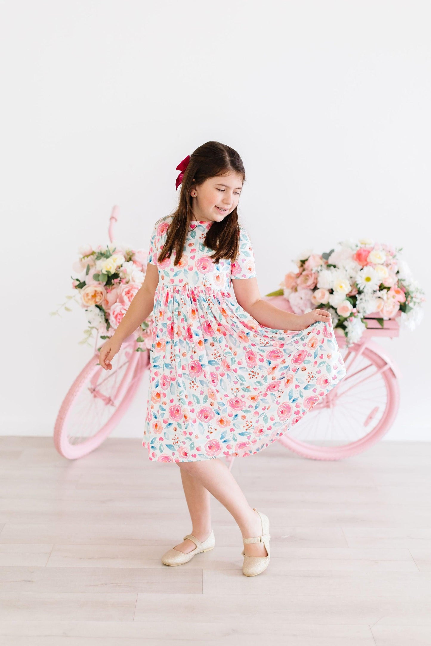 Robe Rosettes S/S Pocket Twirl