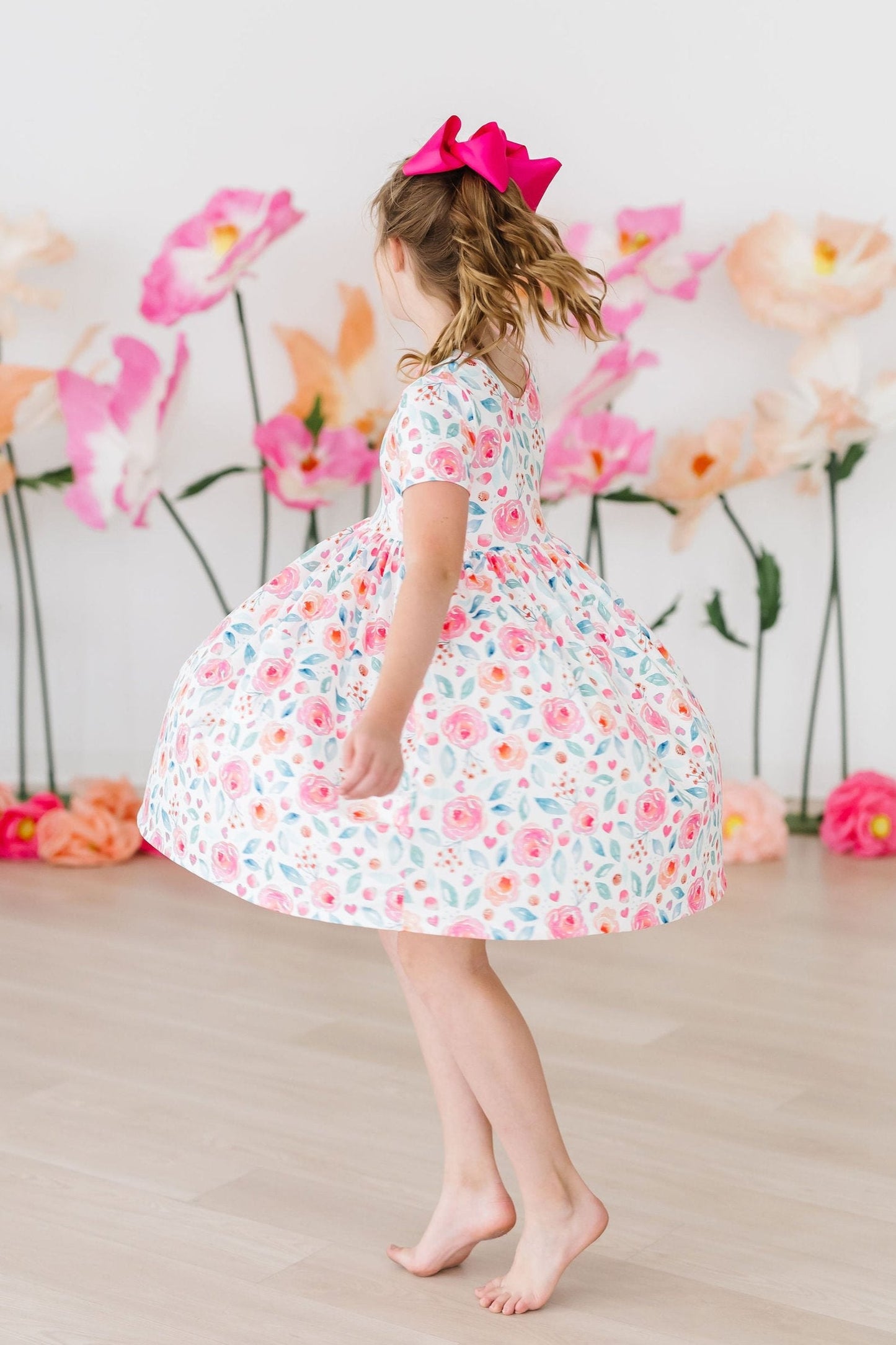 Robe Rosettes S/S Pocket Twirl