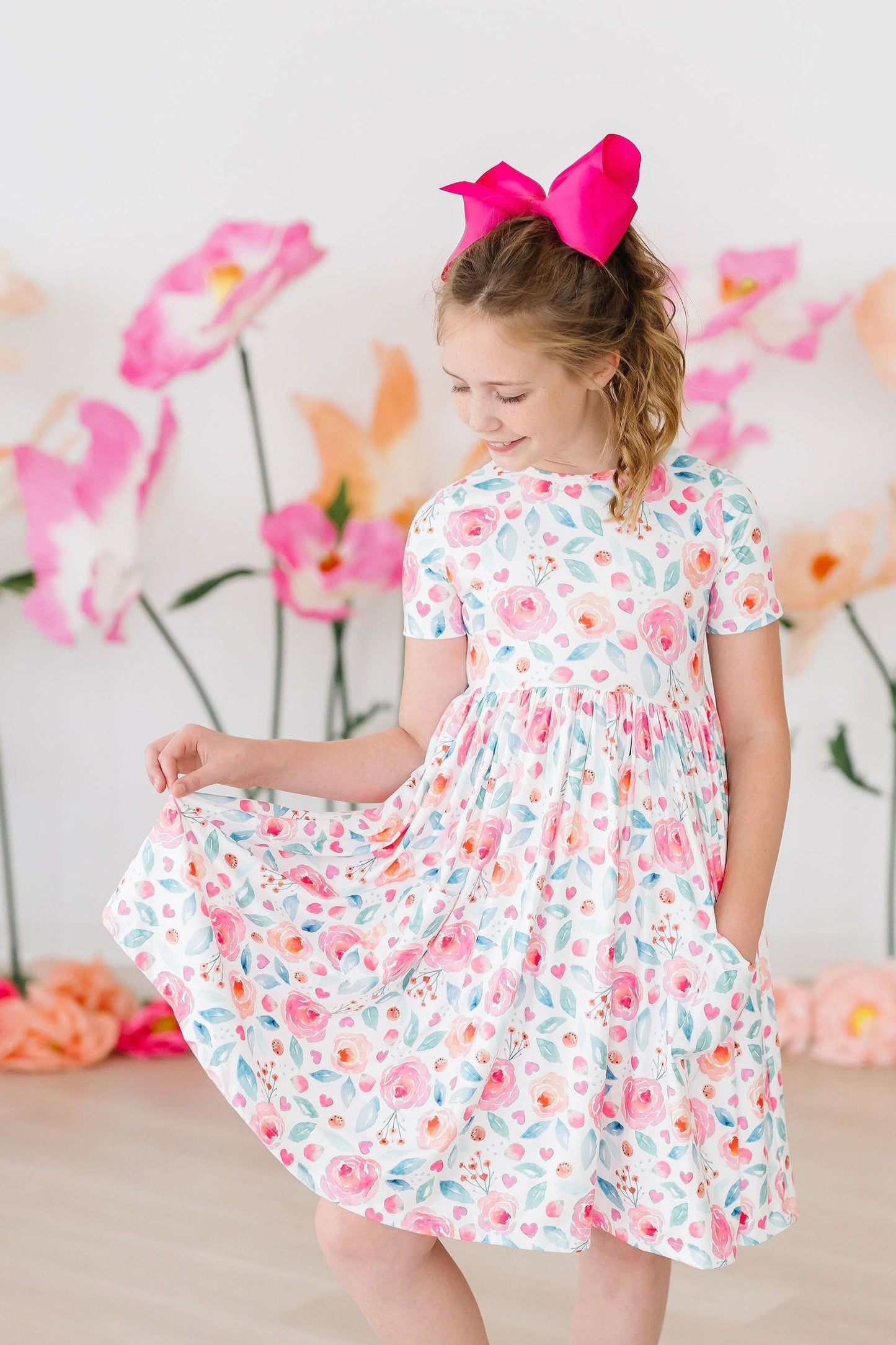 Robe Rosettes S/S Pocket Twirl