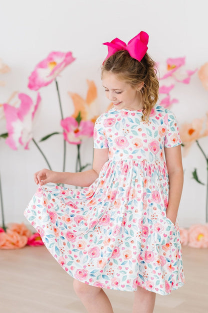 Robe Rosettes S/S Pocket Twirl