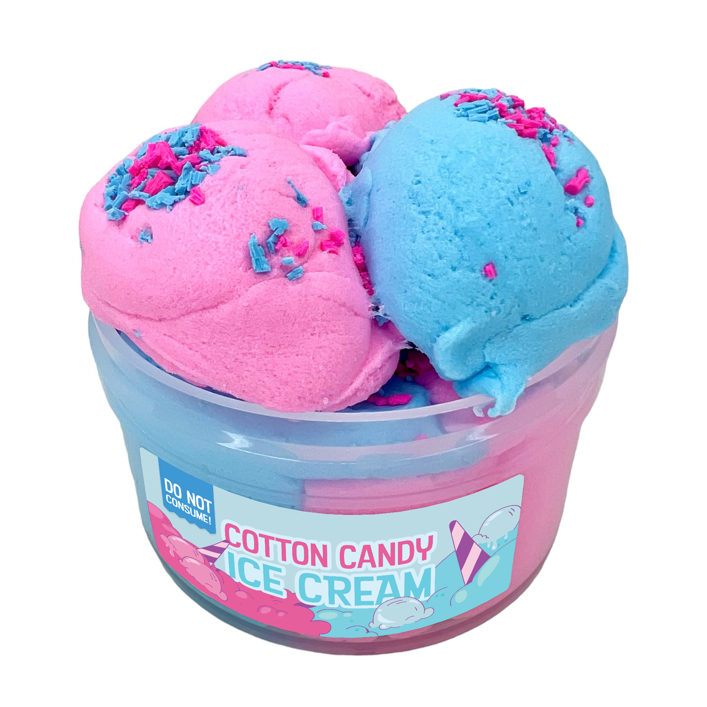 Glace barbe à papa