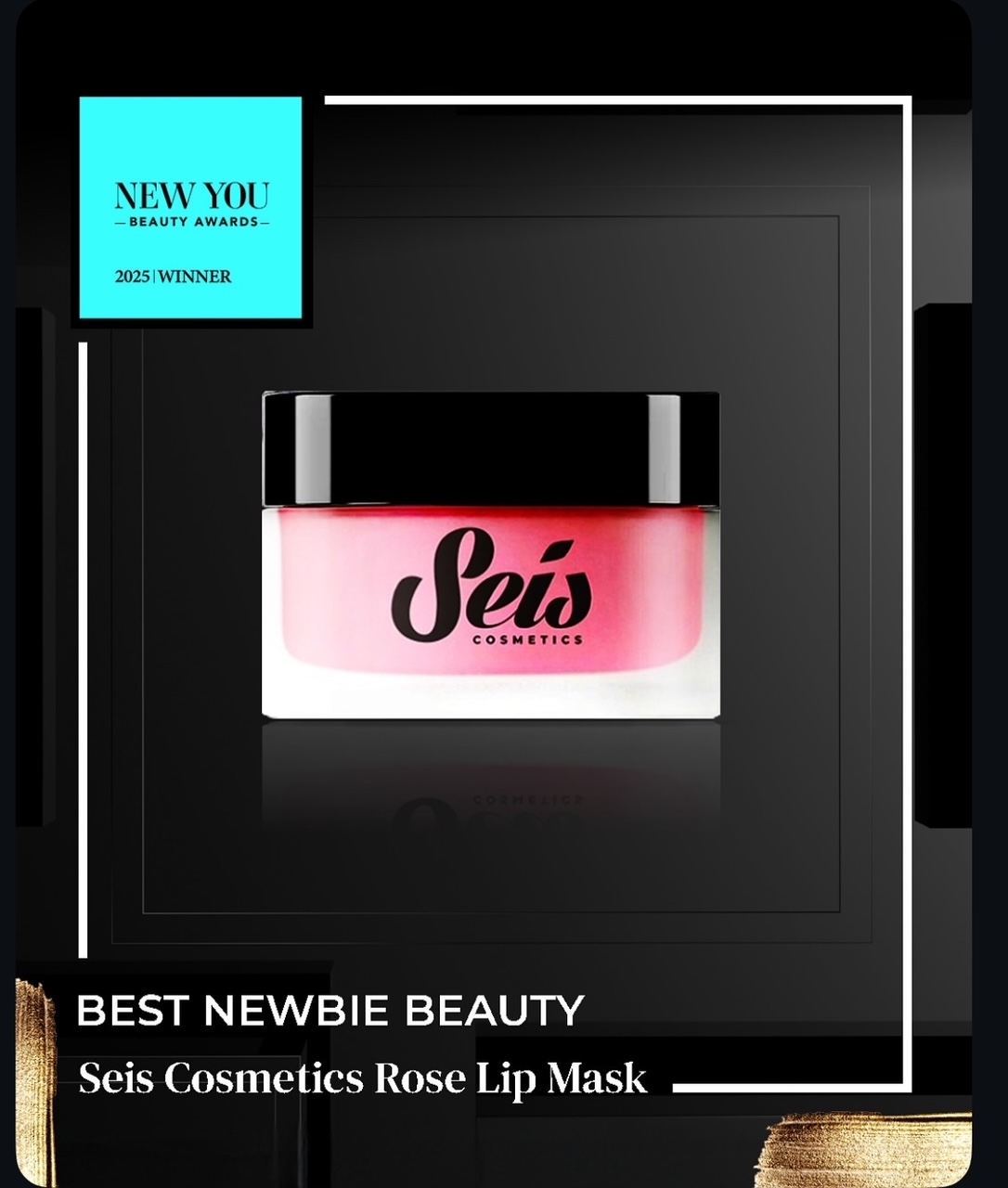 Masque à lèvres à la rose