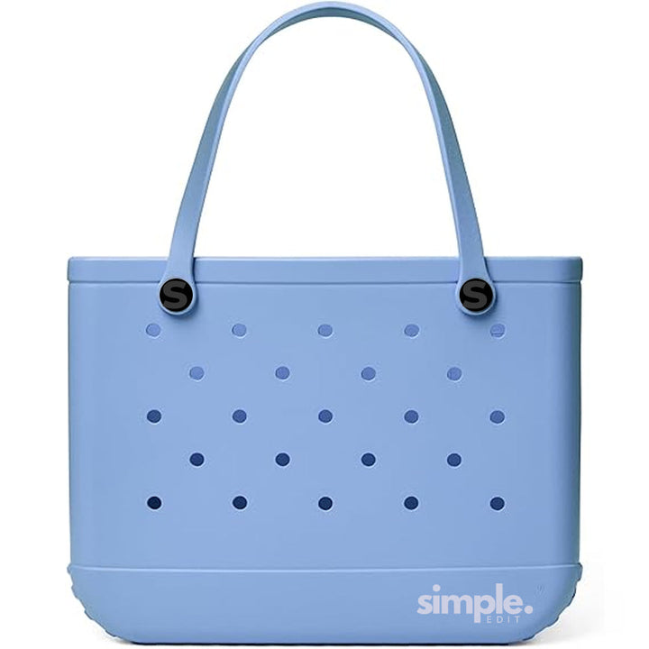 Everyday Extra Large EVA Tote – Carolina on My Mind Blue | Waterproof, Lightweight, Sandproof Oversized Carryall