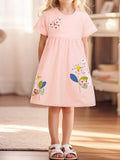 Children's Floral Short Sleeve Dress