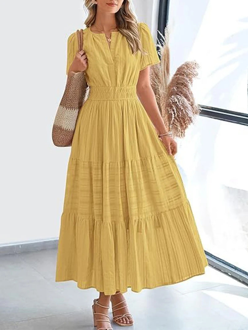 VivaSpring™ Layered Swing Dress – Women&