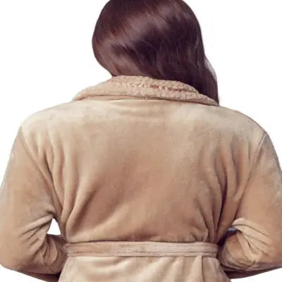 Peignoir ultra doux en peluche pour femmes