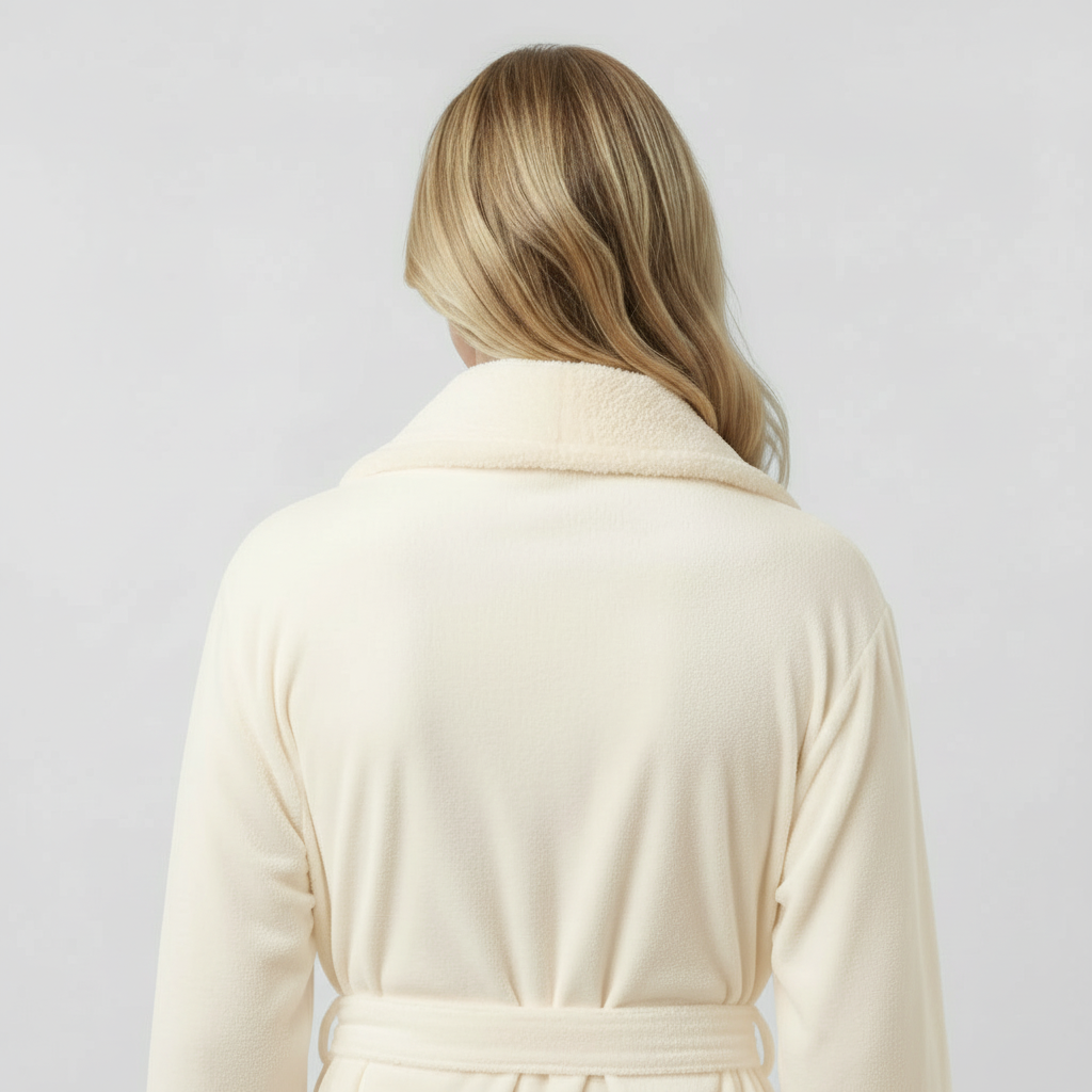 Peignoir ultra doux en peluche pour femmes