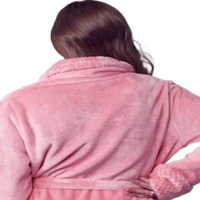 Peignoir ultra doux en peluche pour femmes