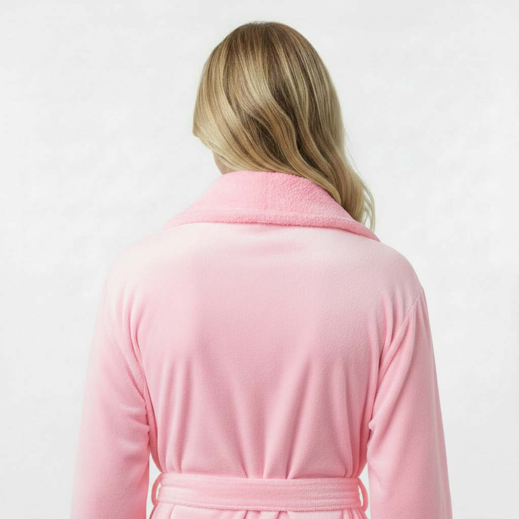 Peignoir ultra doux en peluche pour femmes